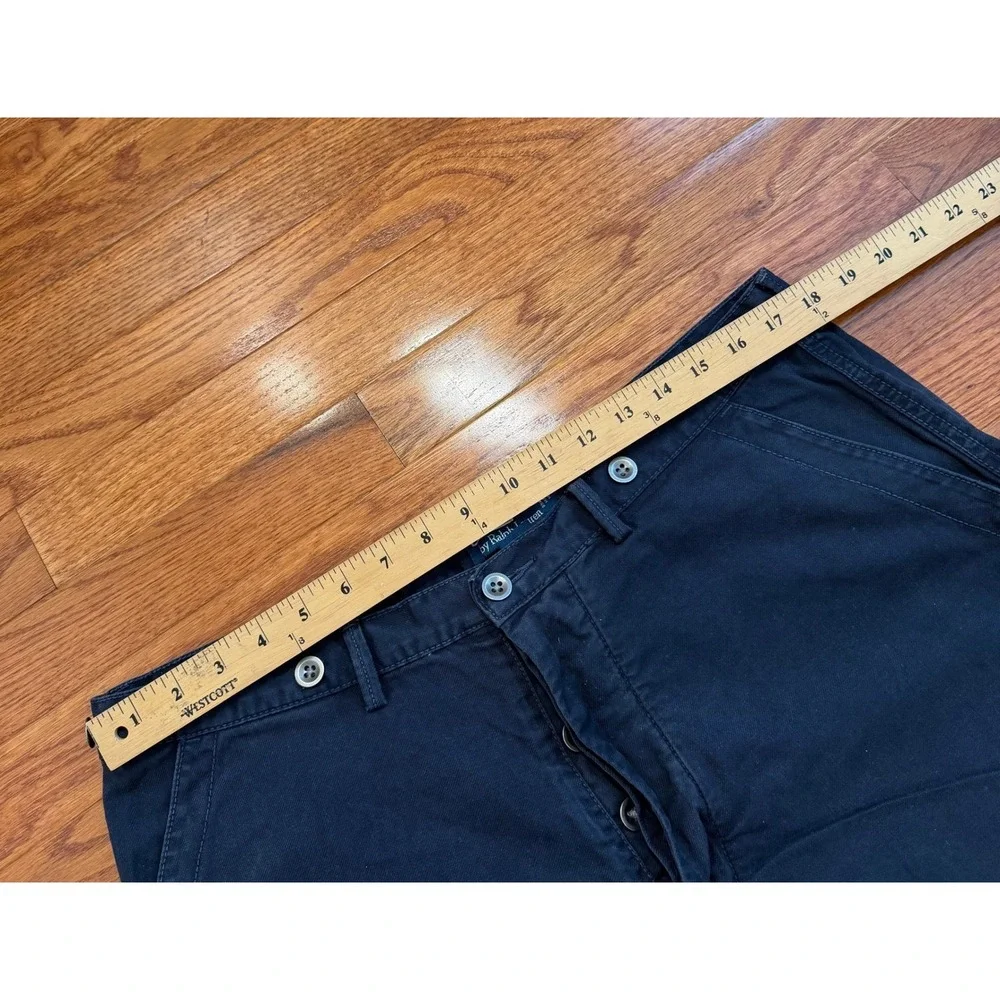 Vintage Polo Ralph Lauren Chino Shorts Mens 36 Navy Buckle Back Military Utility